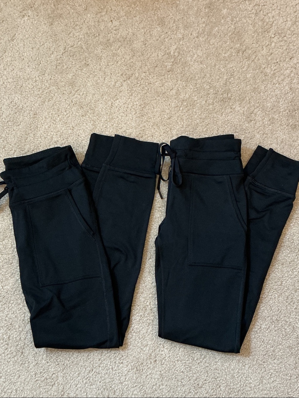 OFFLINe by Aerie Bundle of 2 Warmup Drawcord Black Leggings - Size S
